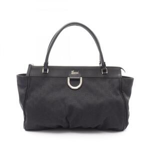 GUCCI Black Leather Shoulder Bag